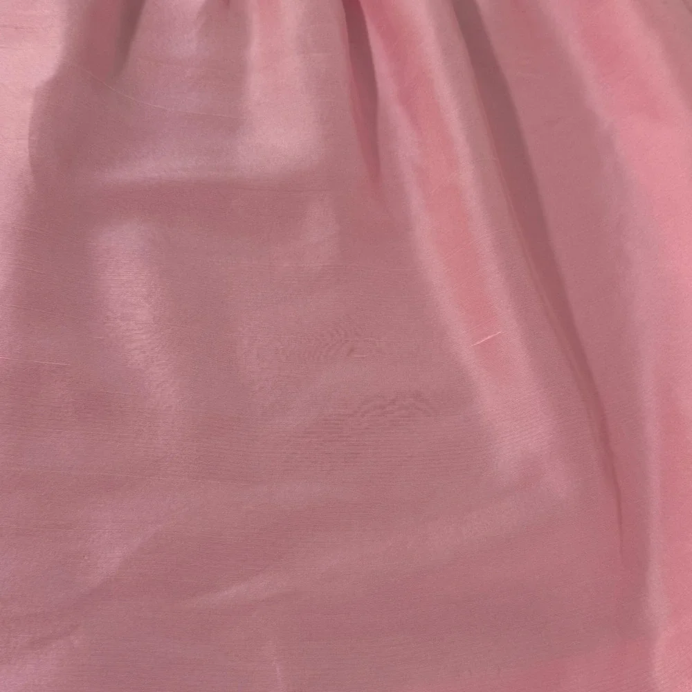 J Crew 100% Silk Blouse Womens 0 Pink Off Shoulder Coquette Feminine Romantic
